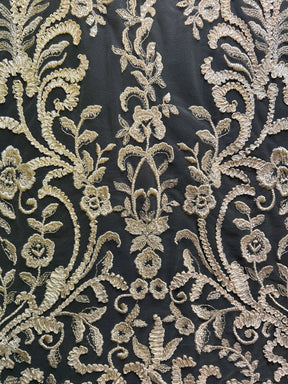 Dentelle Brodée Champagne - Dinah