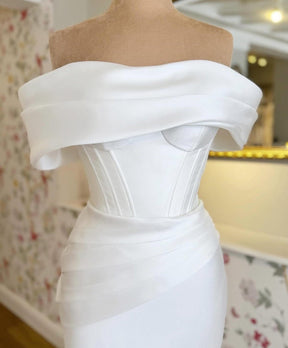 Satin épais en polyester blanc diamant - Queen