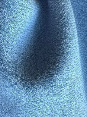 Crêpe de polyester bleu poussiéreux - Portugal