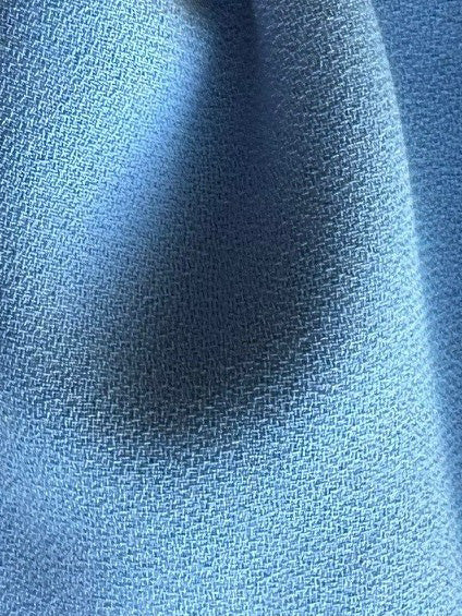 Crêpe de polyester bleu poussiéreux - Portugal