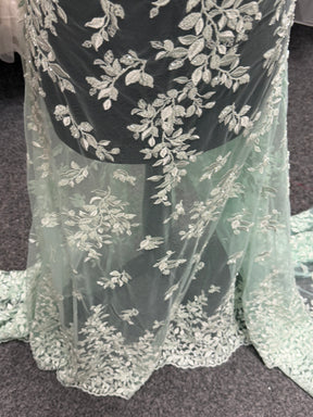 Tulle brodé de perles Willow - EB1058