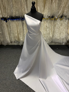 Mélange de soie blanc Mikado doux - P608
