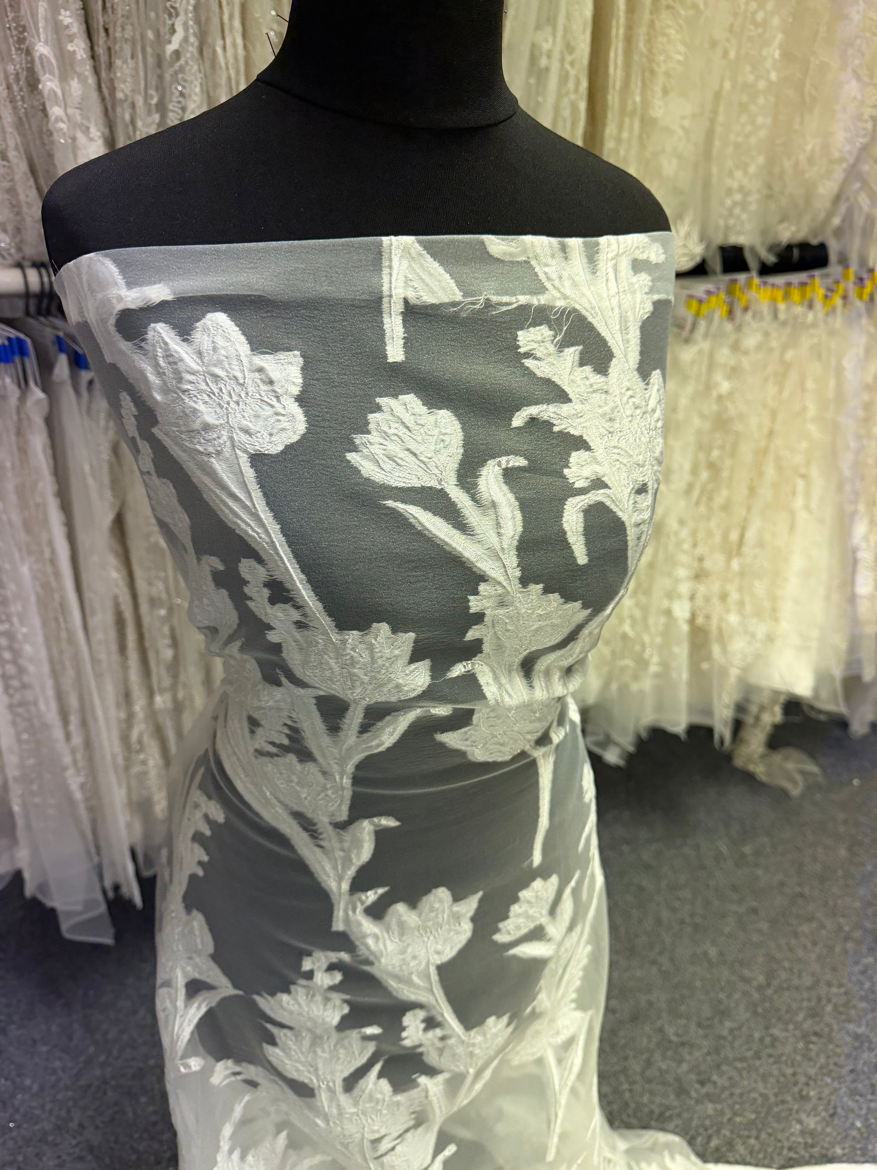 Jacquard ivoire fil coupé - Banks