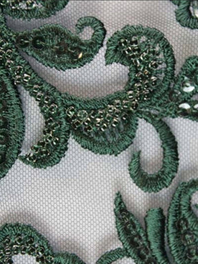 Tulle brodé de perles Hunter - EB1069