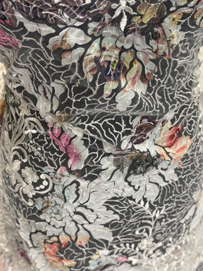 Tulle imprimé à sequins ivoire – EB3010