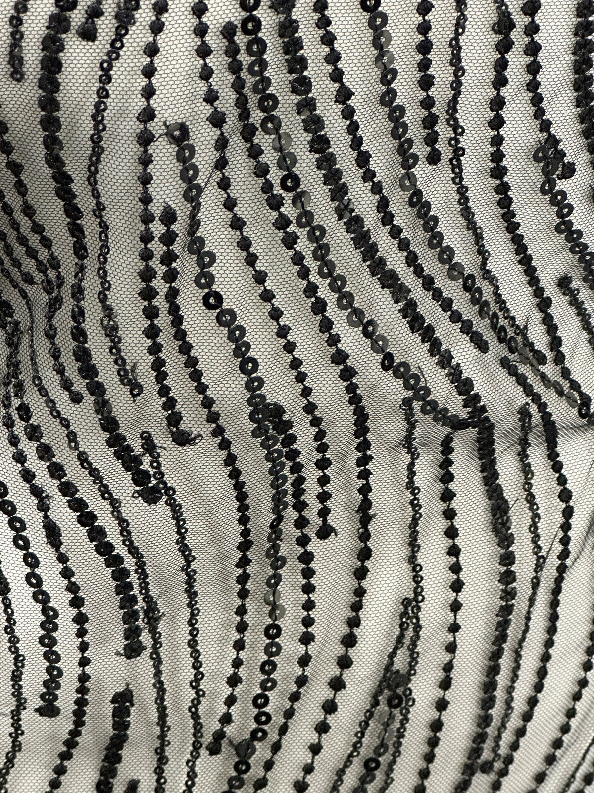 Black Sequin Lace - EB3011