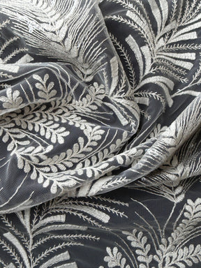 Dentelle brodée de sequins ivoire - EB3025