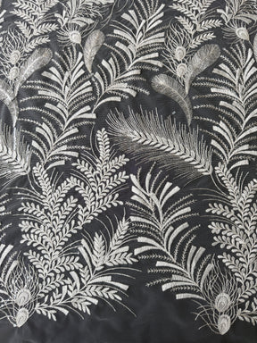 Dentelle brodée de sequins ivoire - EB3025