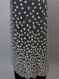 Tulle brodé de sequins ivoire - EB3030