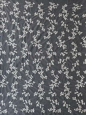 Dentelle brodée de sequins ivoire - EB3042