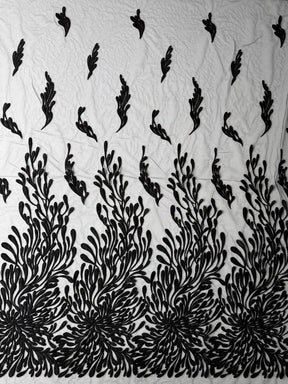 Dentelle brodée noire - EB5053