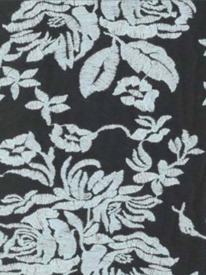 Dentelle brodée bleu ciel – EB5018