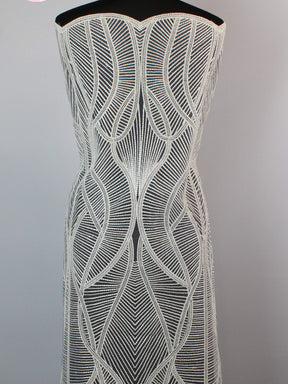 Ivory Embroidery Lace - EB5038