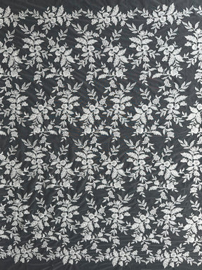 Dentelle brodée ivoire - EB5039