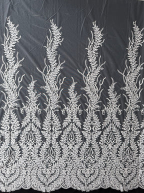 Dentelle brodée ivoire - EB5043
