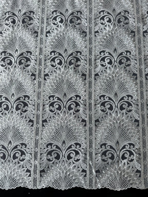 Dentelle brodée ivoire - EB5044