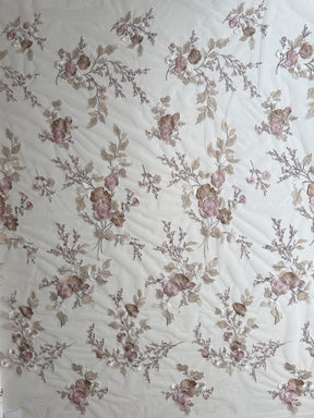 Ivoire, or rose et dentelle rose - EB5055