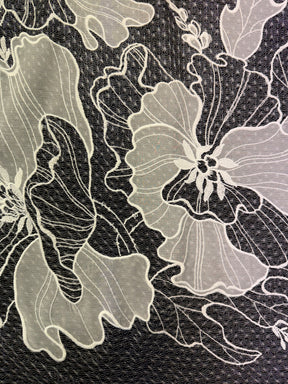 Dentelle brodée ivoire - EB5058