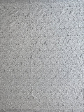 Coton brodé ivoire - EB6001