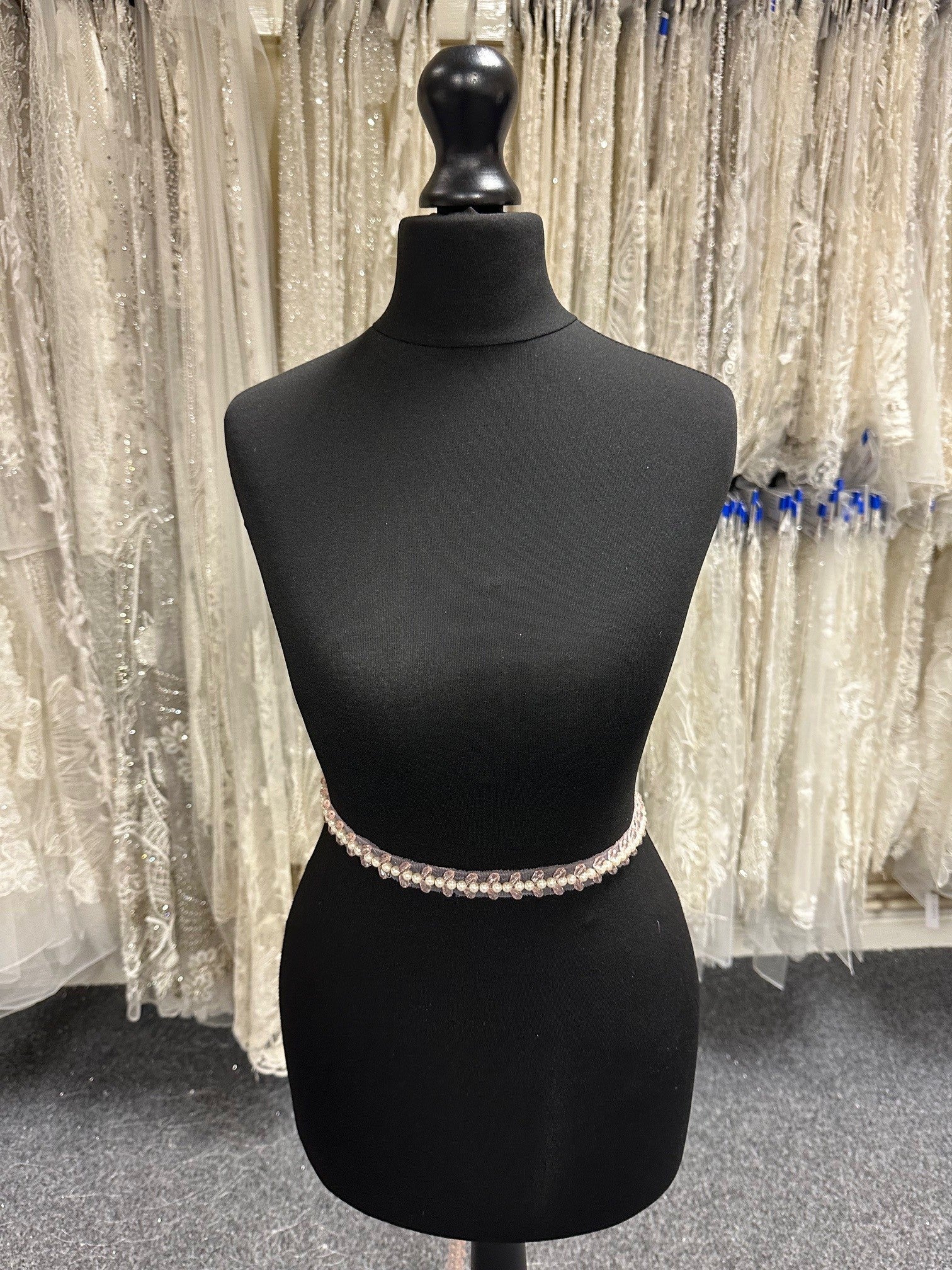 Garniture en cristal rose - EH2023