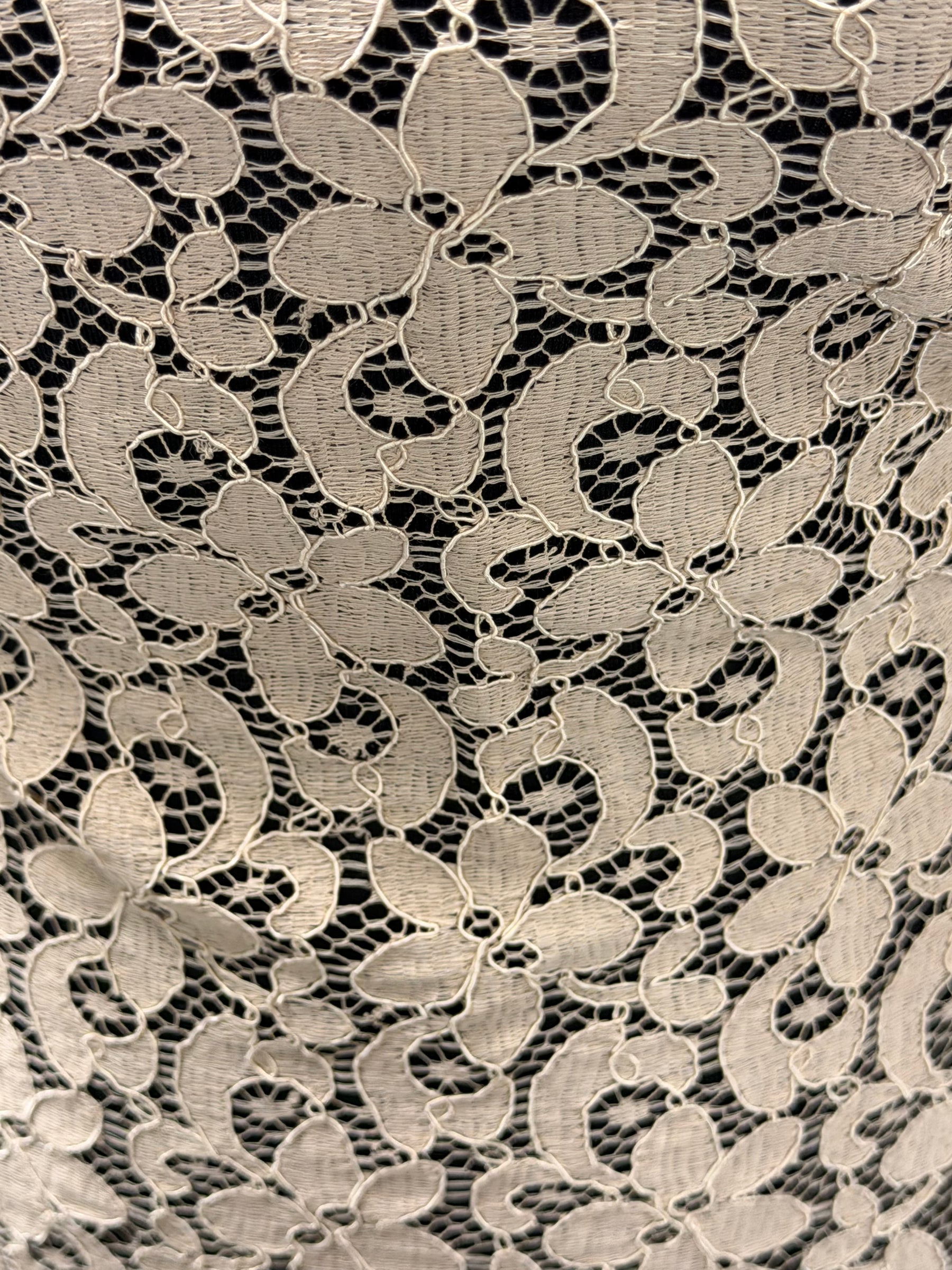 Dentelle française Cordonnet - café - LA4008