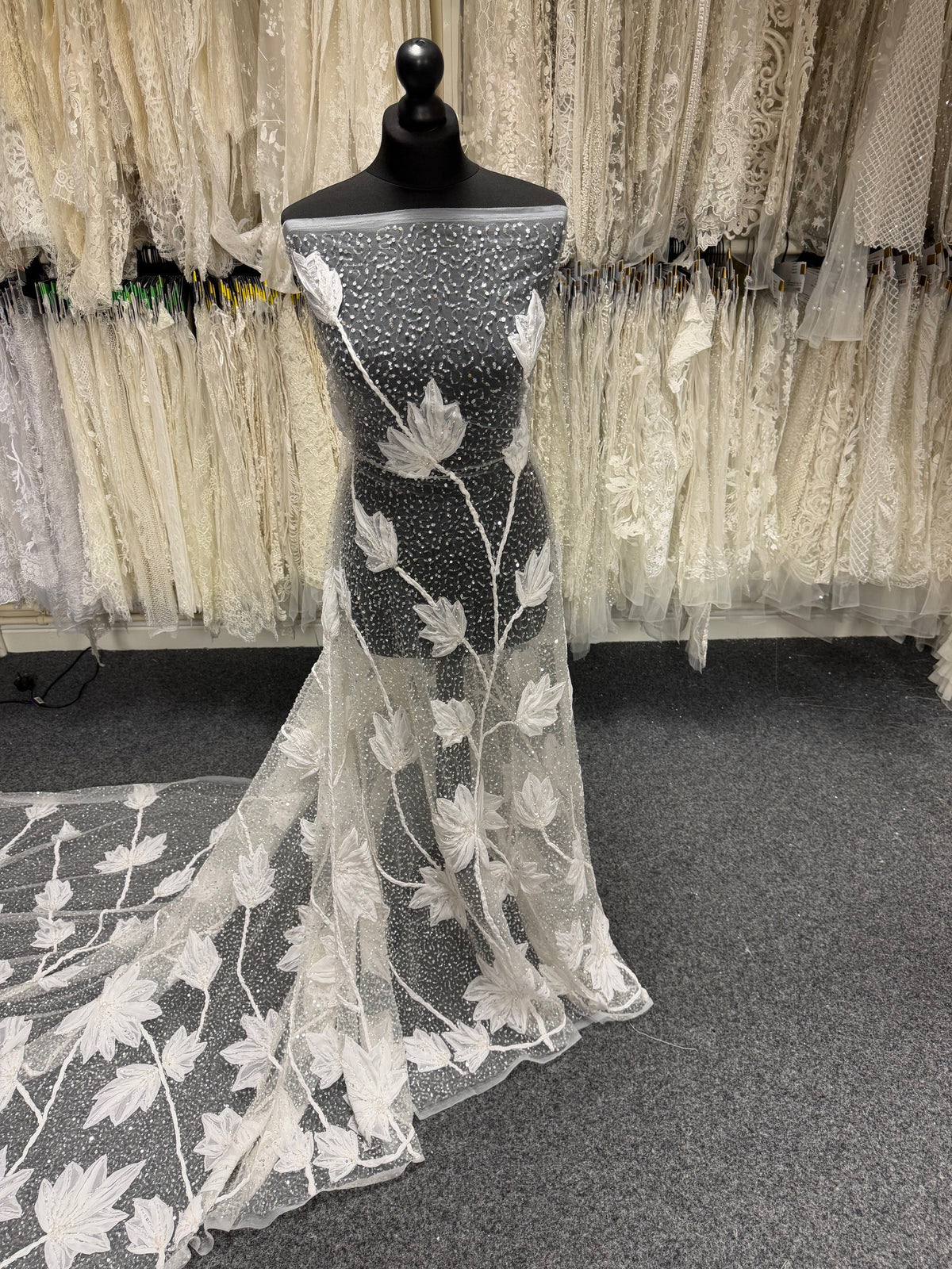 Dentelle fleur 3D ivoire - Faberge