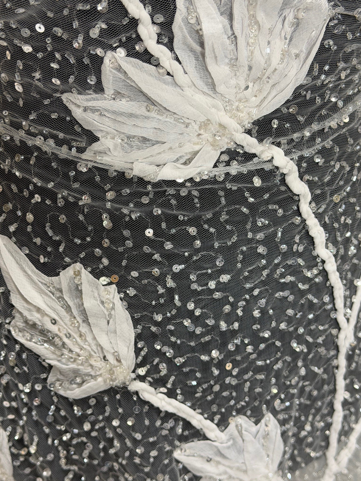 Dentelle fleur 3D ivoire - Faberge