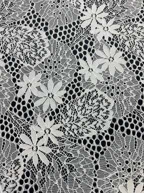 Dentelle Raschel ivoire - Ferdinande