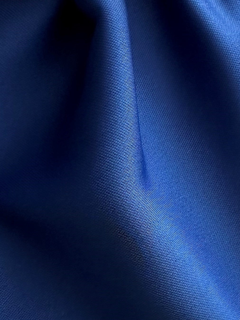 French Navy Polyester Stretch Satin - Uganda