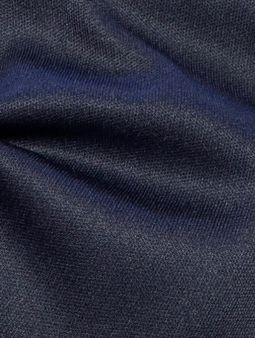 Tissu de doublure tricoté en polyester bleu marine français - Lituanie