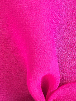 Georgette de Soie Fuchsia - Shimmer