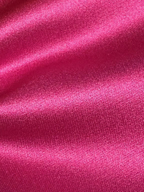 Satin de polyester fuchsia - Canada