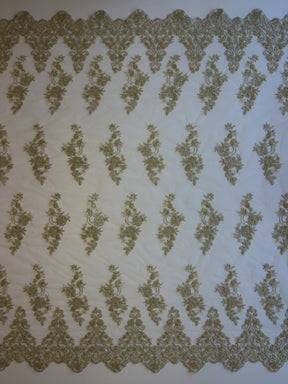 Dentelle perlée dorée - Pilar