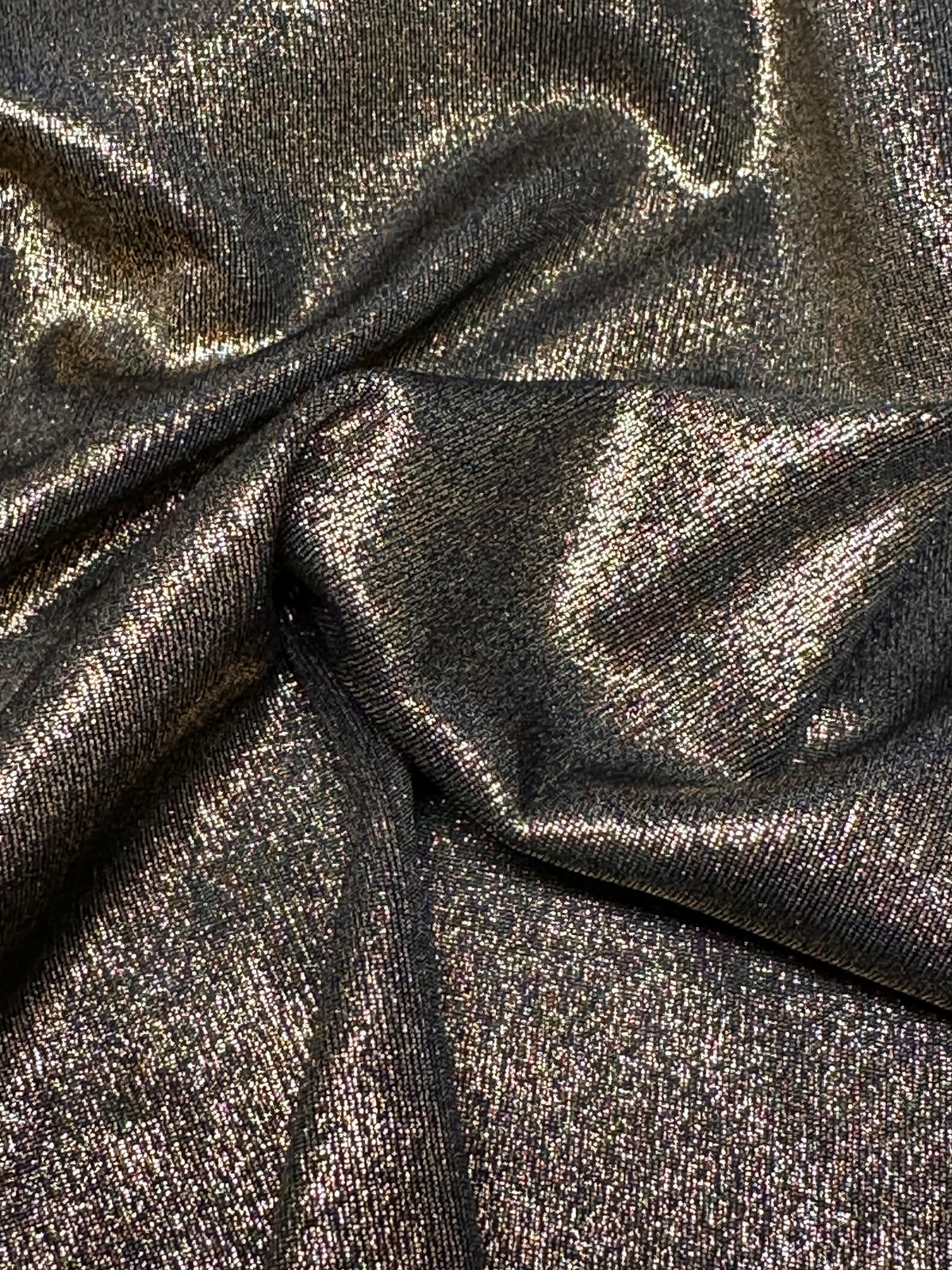 Gold Wet Look Knit - Vanguard