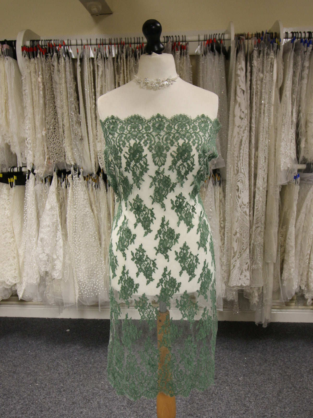 Dentelle vert foncé - Eleanor.