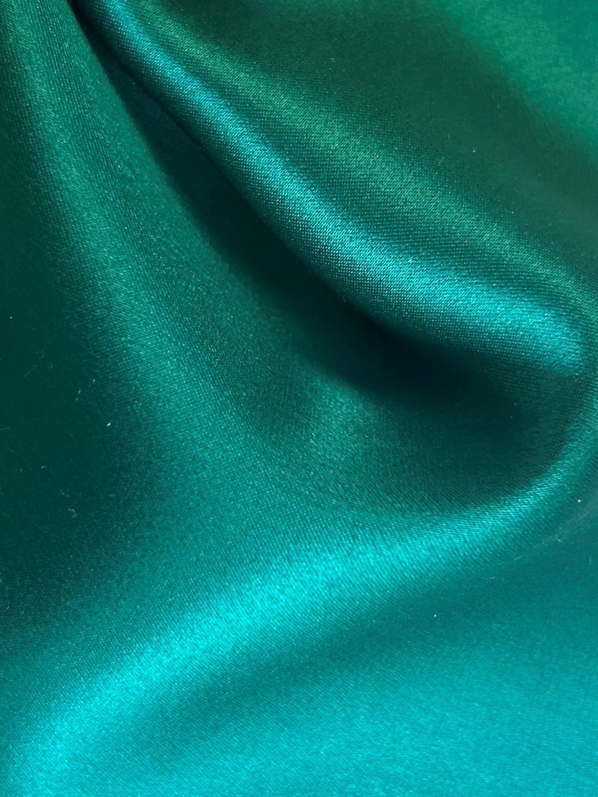 Satin de Soie Vert - Splendeur
