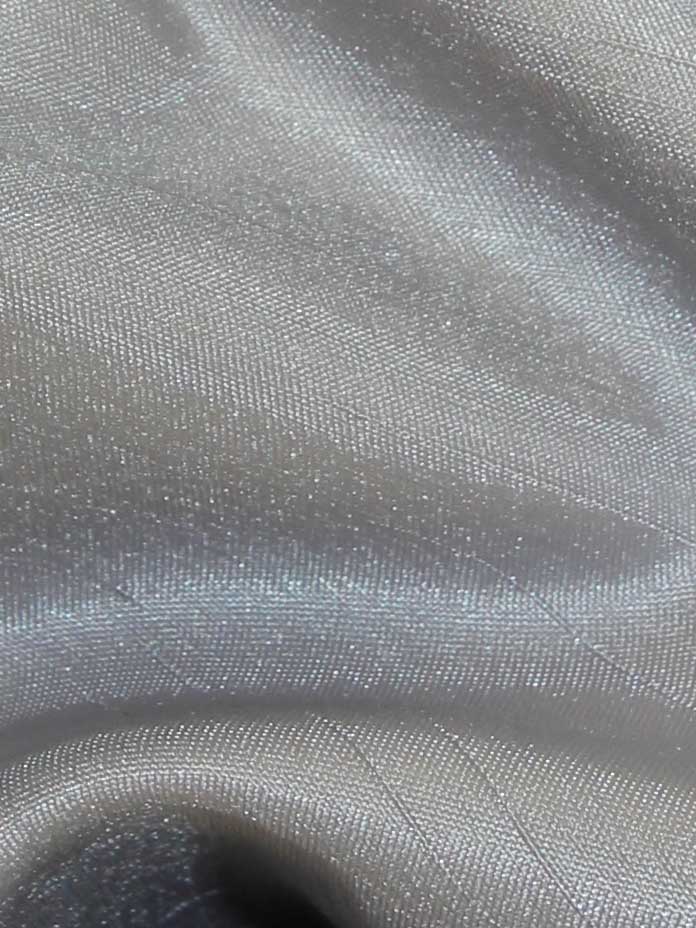 Dupion en polyester métallisé avec envers en satin - Clarté