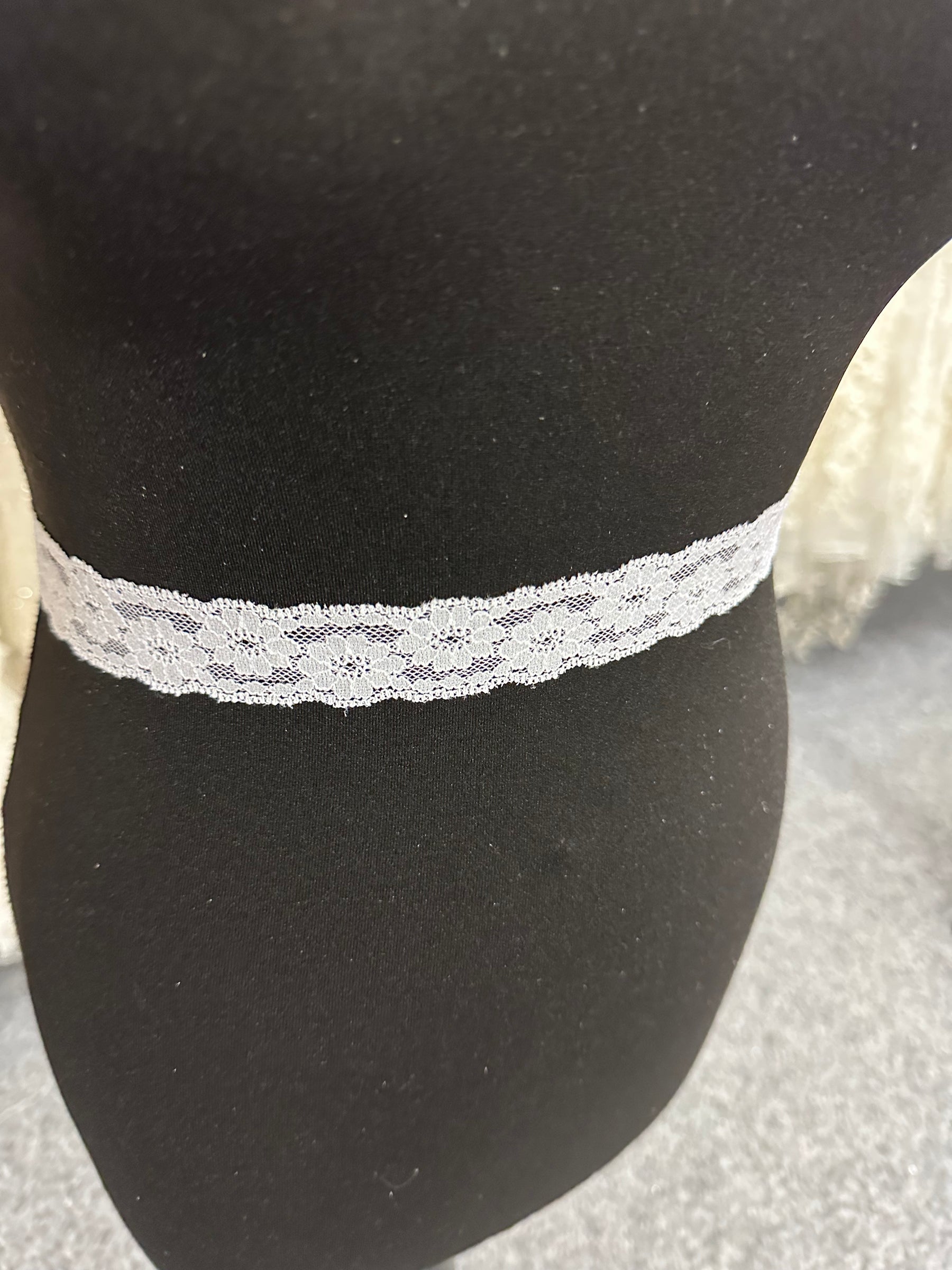 Bordure en dentelle blanche - Salubrious