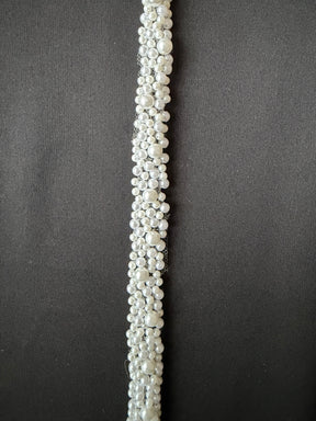 Ivory Beaded Dress Trim - EH2040