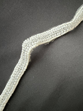 Ivory Beaded Dress Trim - EH2041