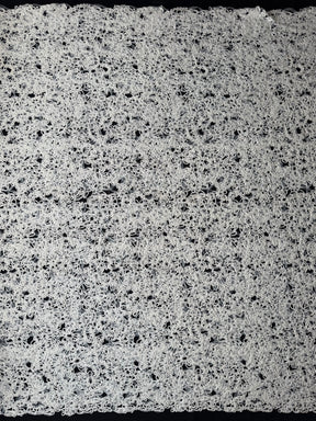 Ivory Sequin Abstract Lace - P870