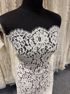Dentelle Chantilly ivoire - LA4001