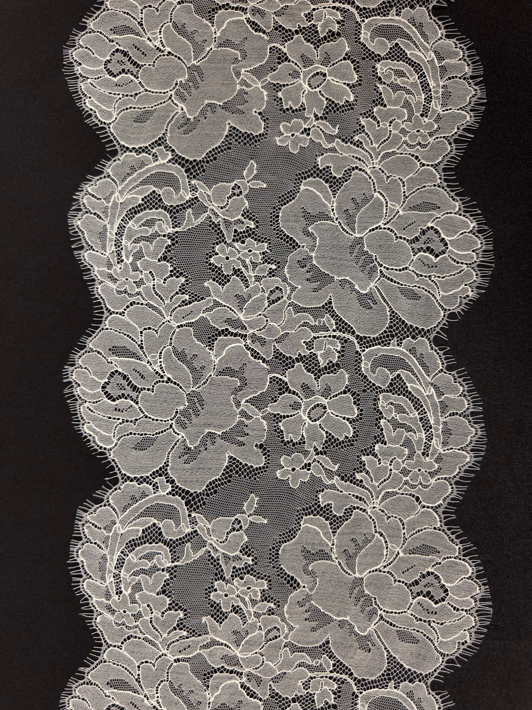 Ivory Chantilly Lace Trim - EE4006