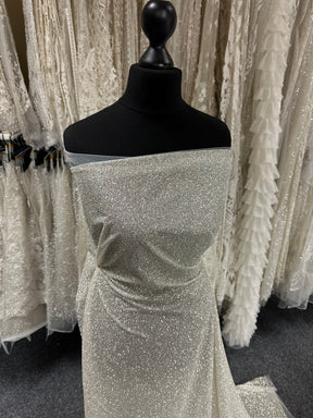 Tulle pailleté ivoire - Lys (CF)