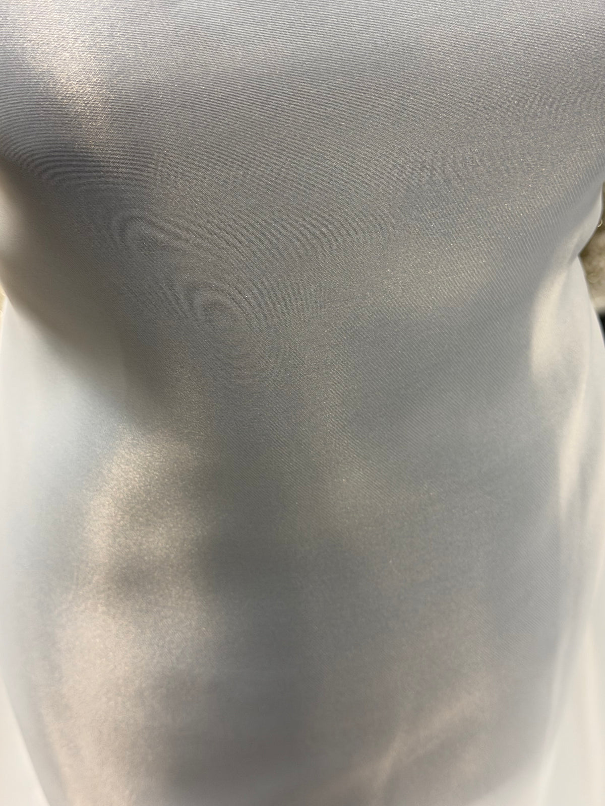 Organza satiné polyester ivoire - PB2005