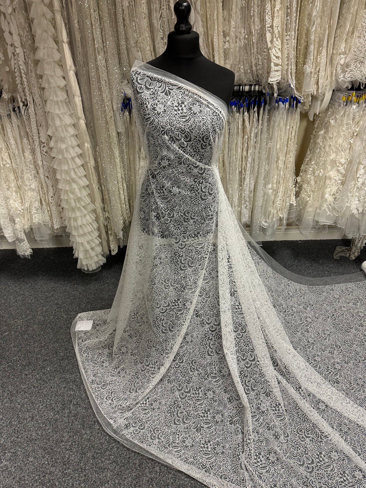 Tulle pailleté ivoire - Glouton