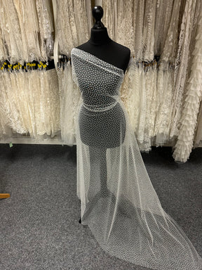 Dentelle ivoire à paillettes - Accessoire