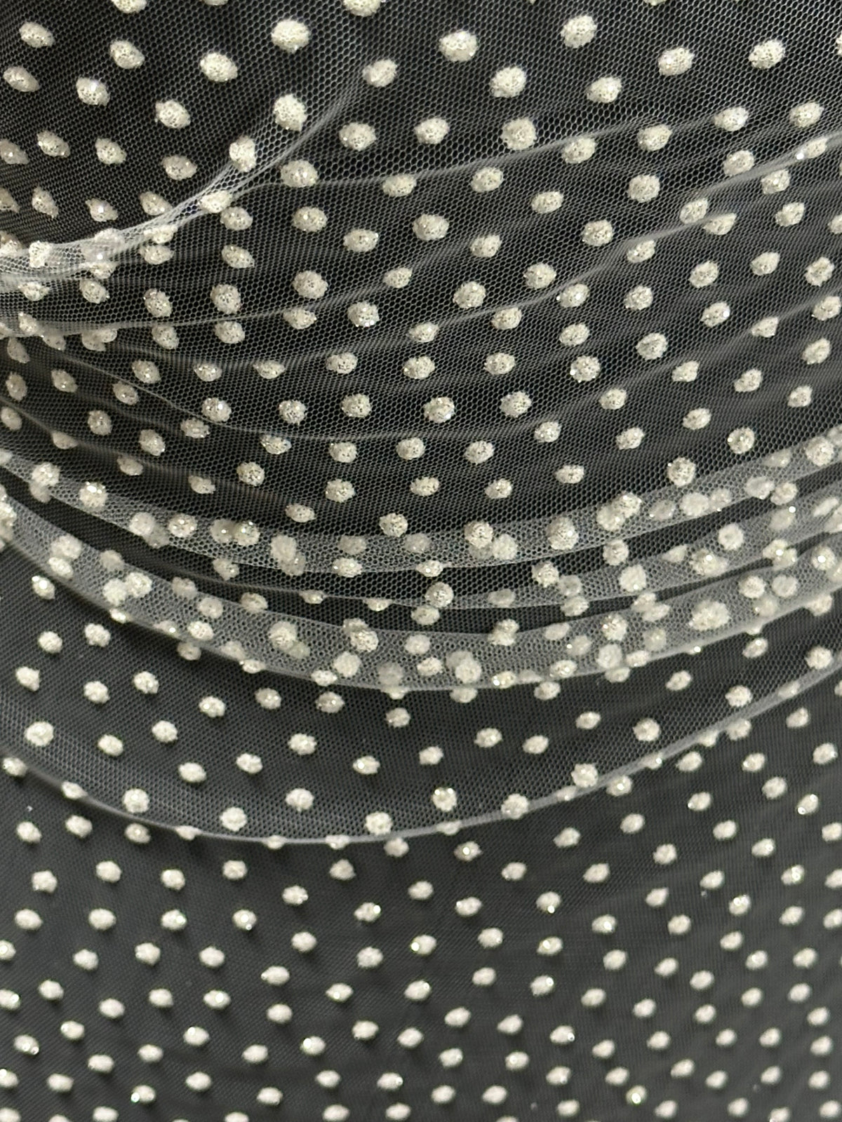 Dentelle ivoire à paillettes - Accessoire
