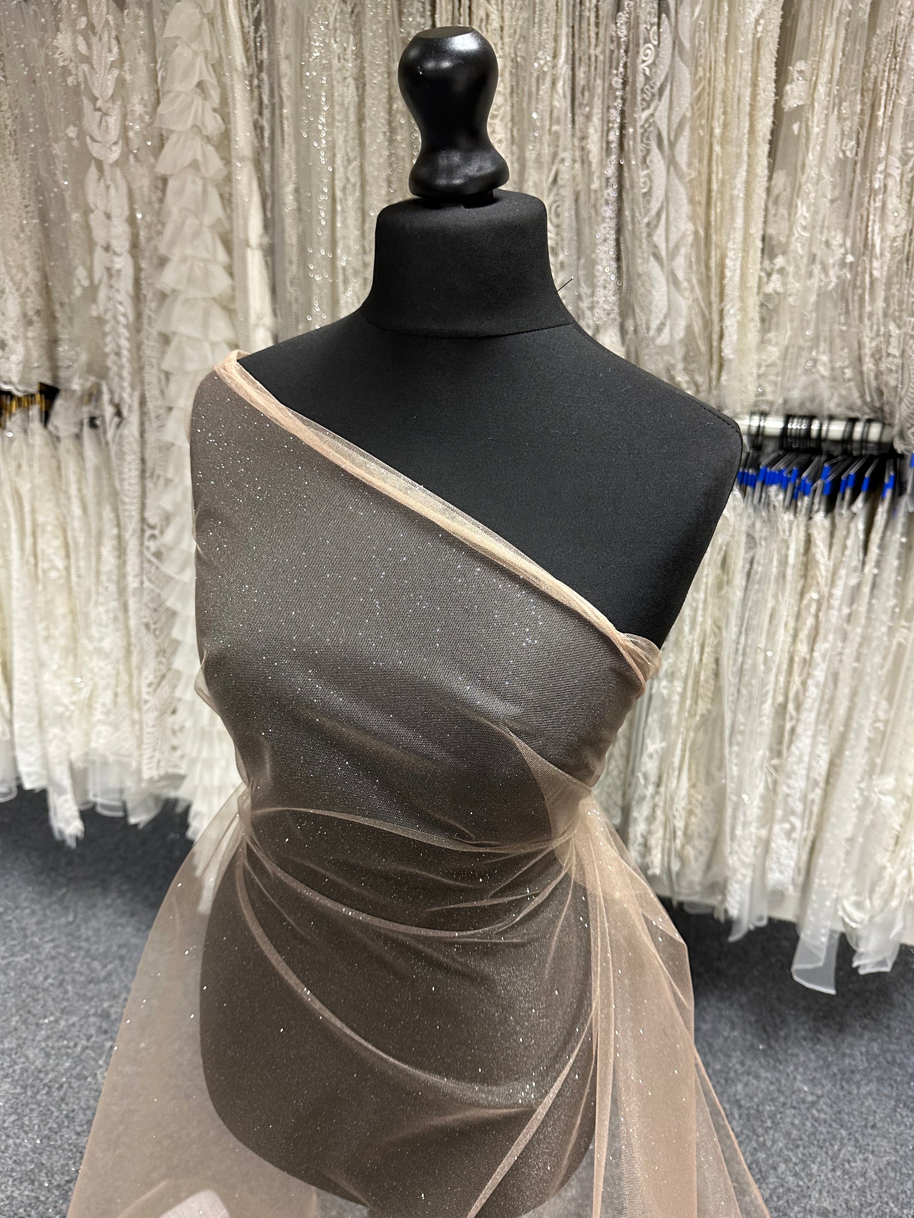 Tulle pailleté nude - Scalaway