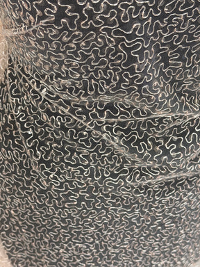 Tulle à sequins brodé rose antique – EB3001
